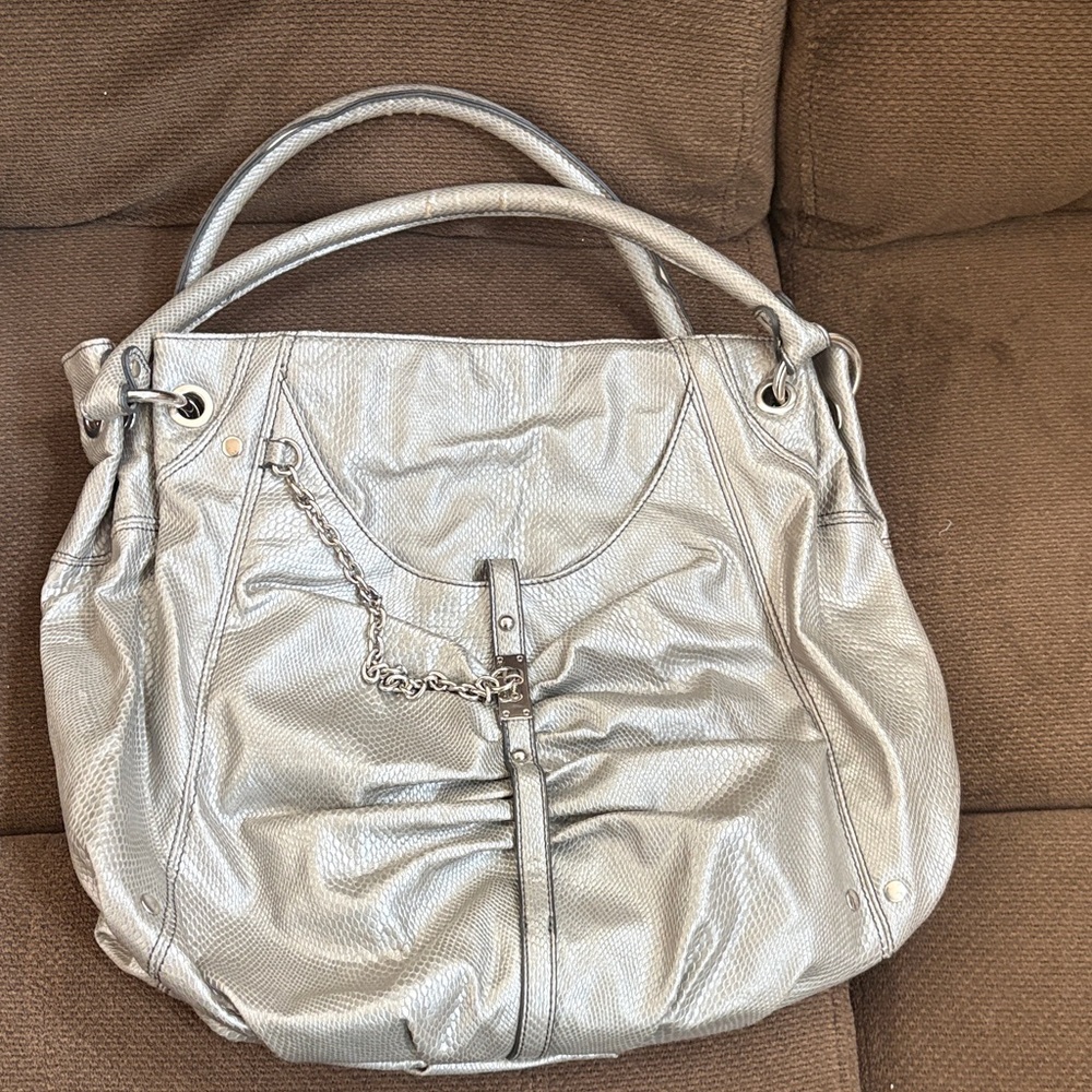 Silver Women's Handbag
